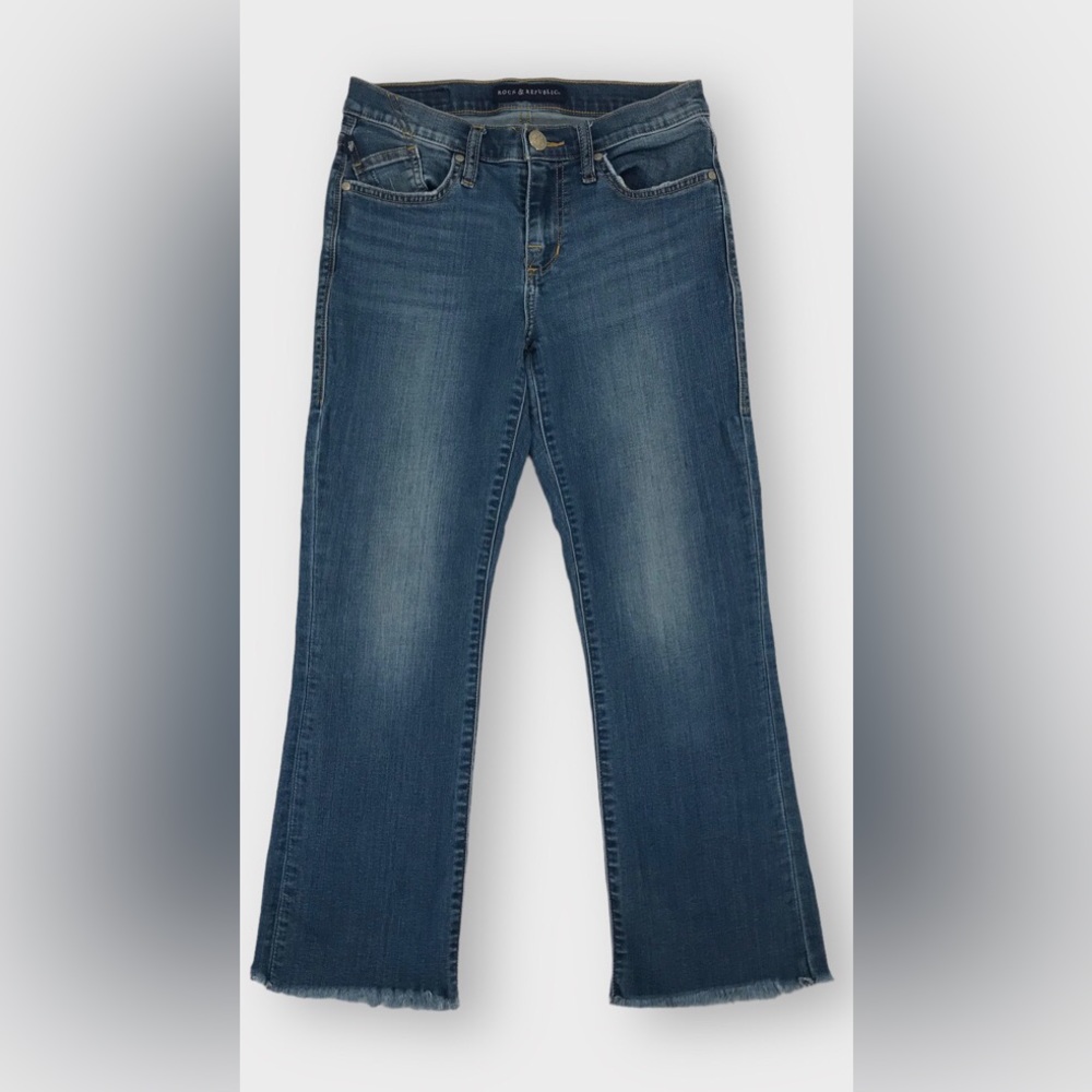 Rock & Republic, Jeans with Frayed Hem, Size 4